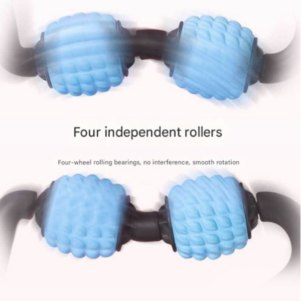 Pink Set Of 2 Foam Roller Ring Leg Muscle Relief & Circulation Tool Massagers