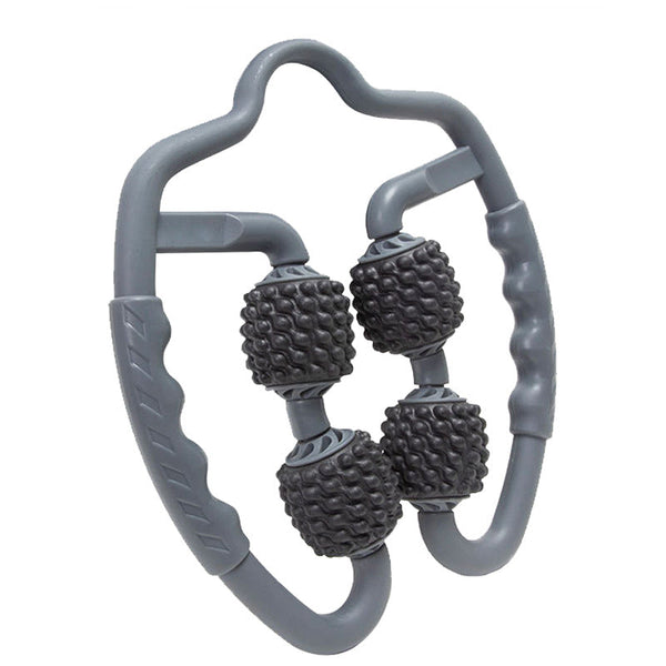 Grey Set Of 2 Foam Roller Ring Leg Muscle Relief & Circulation Tool Massagers