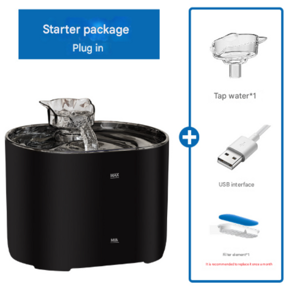 Introductory Version Automatic Pet Drinking Fountain For Cats Dogs Filtered Flowing Water Dog Fountains