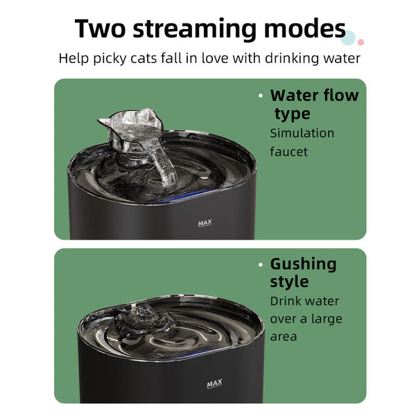 Introductory Version Automatic Pet Drinking Fountain For Cats Dogs Filtered Flowing Water Dog Fountains