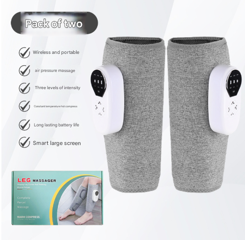 2Pack Multifunctional Electric Leg Massager With Heat Vibration & Air Wave Tech Massagers