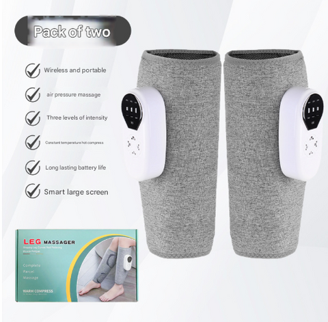 2Pack Multifunctional Electric Leg Massager With Heat Vibration & Air Wave Tech Massagers