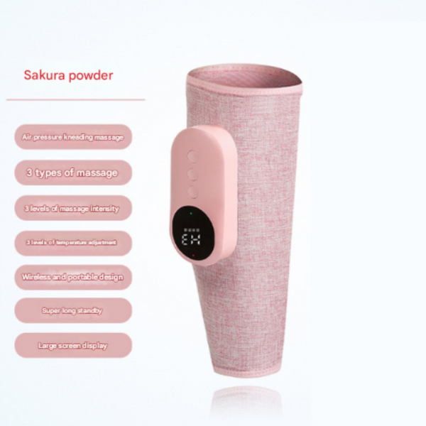 One Piece Pink Portable Leg Air Pressure Massager With Constant Heat Slimming And Relaxation Massagers