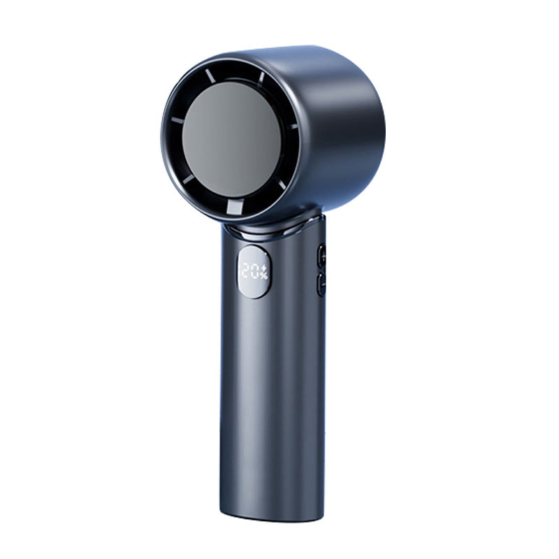 Blue Mini Bladeless Handheld Fan Usb Rechargeable Quiet Portable Desk Portable Fans