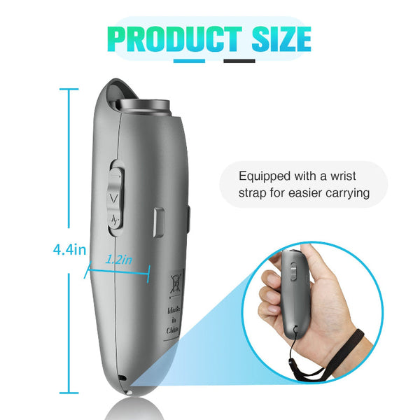 Handheld Ultrasonic Dog Training Device Anti Barking Stopper 80X39x128mm 86.5G Other Training & Obedience