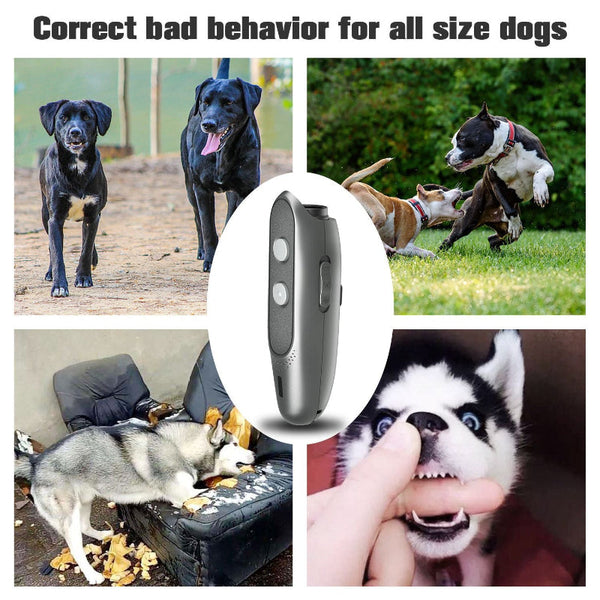 Handheld Ultrasonic Dog Training Device Anti Barking Stopper 80X39x128mm 86.5G Other Training & Obedience