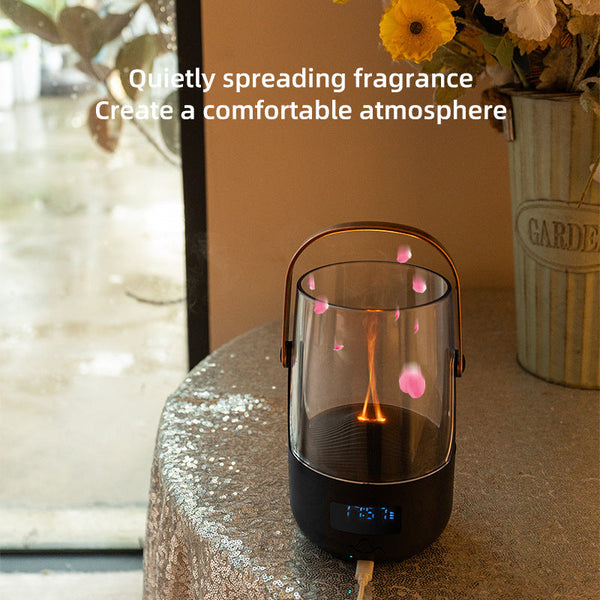 Creative Retro Flame Essential Oil Diffuser Portable Humidifier For Office Bedroom & Camping Humidifiers