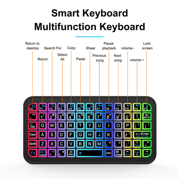 M7 Ultra Slim Mini Bluetooth Keyboard Tri System Portable Wireless Typing For Phone Tablet & Pc Keyboards