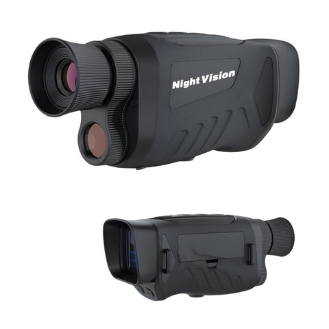 Black Hd Digital Night Vision Monocular High Magnification Infrared Scope For Day & Use Binoculars & Monoculars