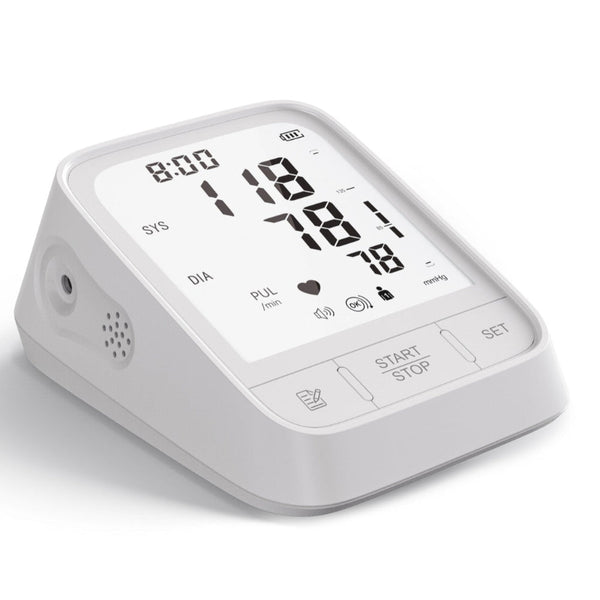 White Smart Upper Arm Blood Pressure Monitor Medical Automatic Bp Machine For Export Blood Pressure Monitoring