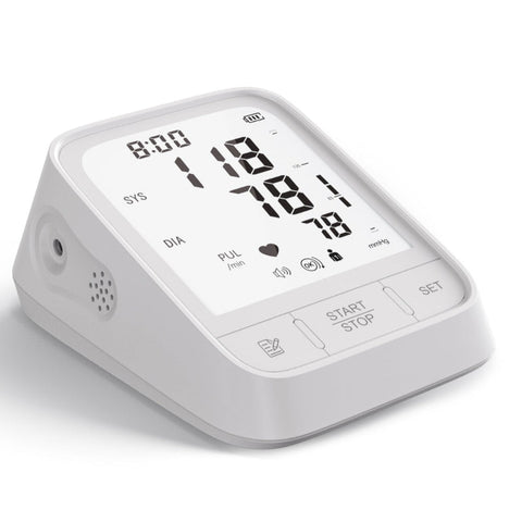 White Smart Upper Arm Blood Pressure Monitor Medical Automatic Bp Machine For Export Blood Pressure Monitoring