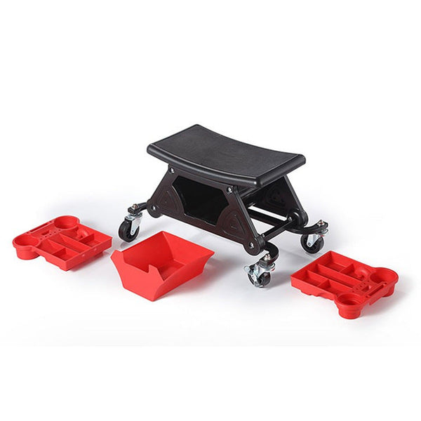 With Drawers Auto Repair Polishing Stool Detachable Seat Car Wash Tool Creeper Mechanic Roller Seats