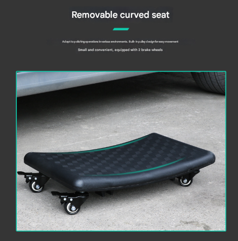 With Drawers Auto Repair Polishing Stool Detachable Seat Car Wash Tool Creeper Mechanic Roller Seats