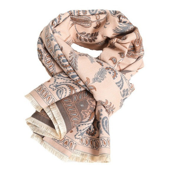 Faux Cashmere Sun Protection Shawl Summer Ac Room Dual Use Decorative Scarf Scarves & Wraps