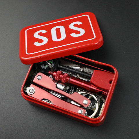 Compact Sos Survival Kit 194 G Emergency Multi Tool Set For Outdoor Adventures Multi Tools