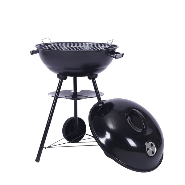 Outdoor Folding Apple Shaped Stainless Steel Charcoal Barbecue Grill 41Cm Net Barbecue Accessories