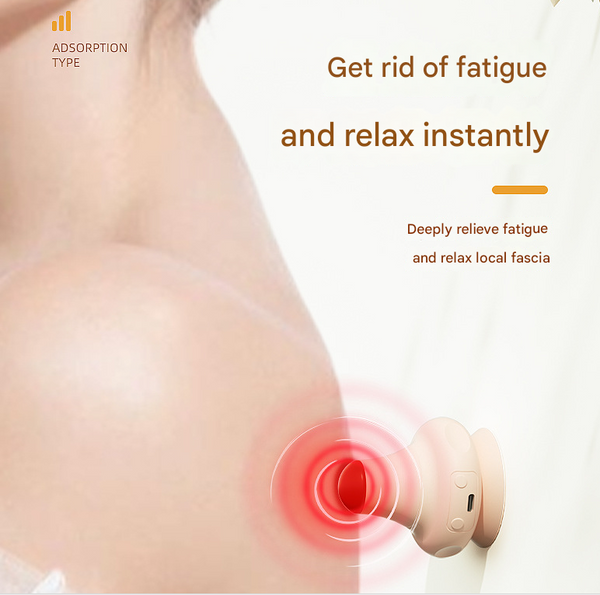 Purple [Stone + Hot Compress] Silicone Fascial Massage Ball With Suction Muscle Relaxation For Yoga And Therapy Massagers