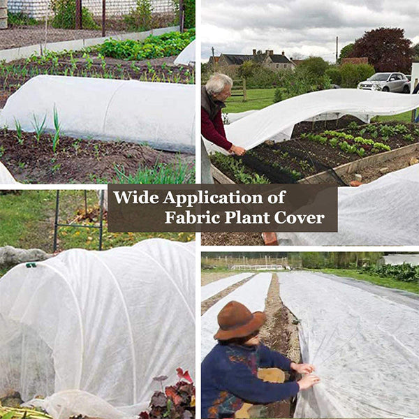 2 Piece Premium Nonwoven Plant Frost Cover 3X9m Other Plant Care & Accessories