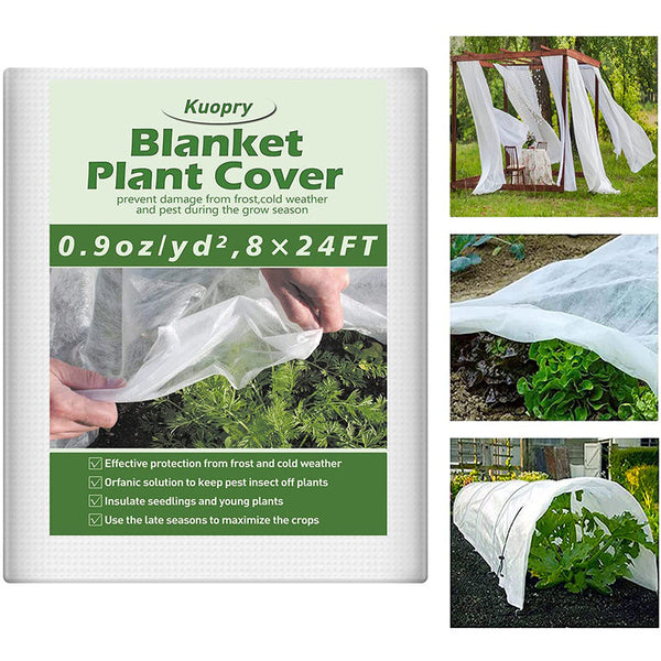 2 Piece Premium Nonwoven Plant Frost Cover 3X9m Other Plant Care & Accessories