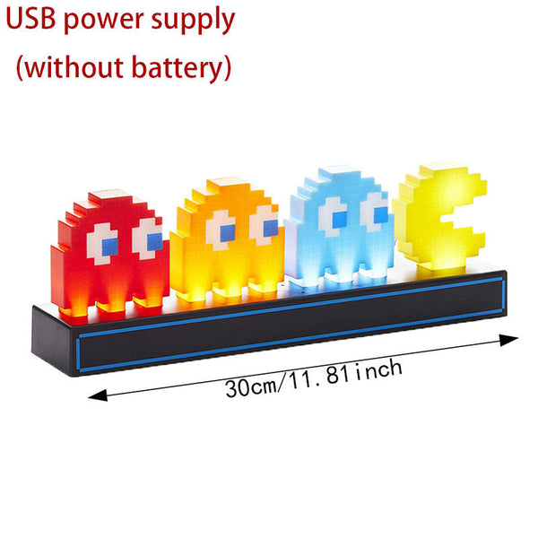 Cute Pac Man Night Light Set With 3 Level Dimming Night Lights