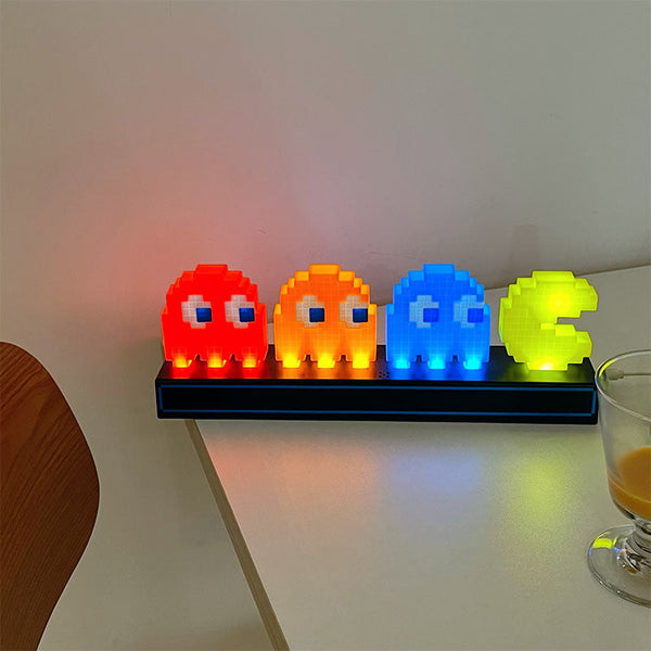 Cute Pac Man Night Light Set With 3 Level Dimming Night Lights
