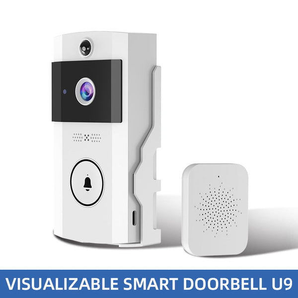 U9 Visual Doorbell Hd Wireless Video With Long Lasting Battery Smart Doorbells