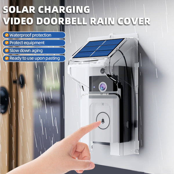 Transparent Rain Cover + Doorbell Combination Hd Wireless Video With Long Lasting Battery Smart Doorbells