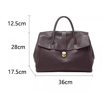 Black Spacious Women's Pu Leather Tote Bag With Laptop Compartment Women's Bags & Handbags