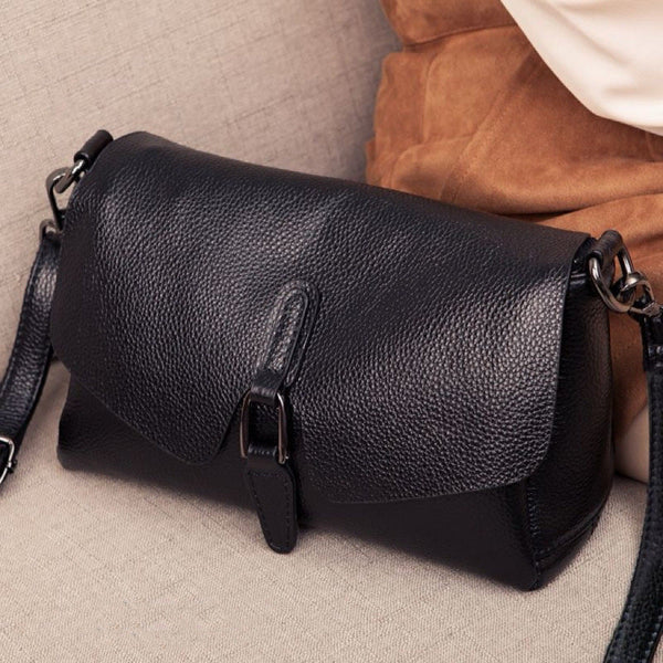 Genuine Leather Women's Crossbody Bag With Soft Cowhide Finish Women's Bags & Handbags