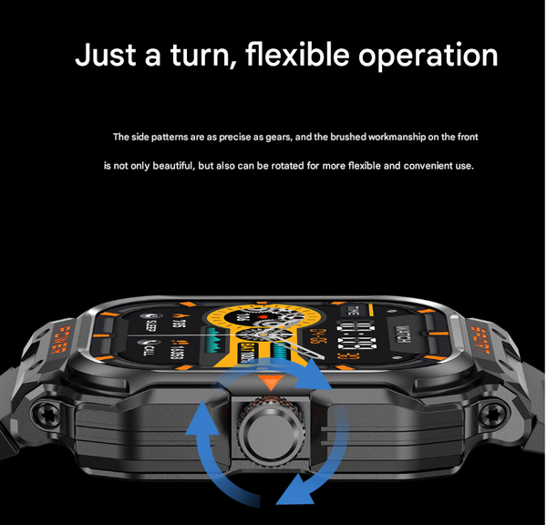 Silver 2 In 1 Smartwatch With Earbuds And 2.01 Inch Hd Screen For Sports Smart Watches