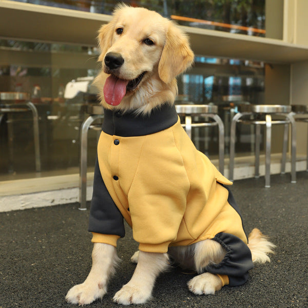 6Xl Recommended 50 60 Pounds Yellow Autumn Winter Dog Hoodie For Medium To Large Breeds Golden Retriever & Labrador Dog Clothing & Shoes