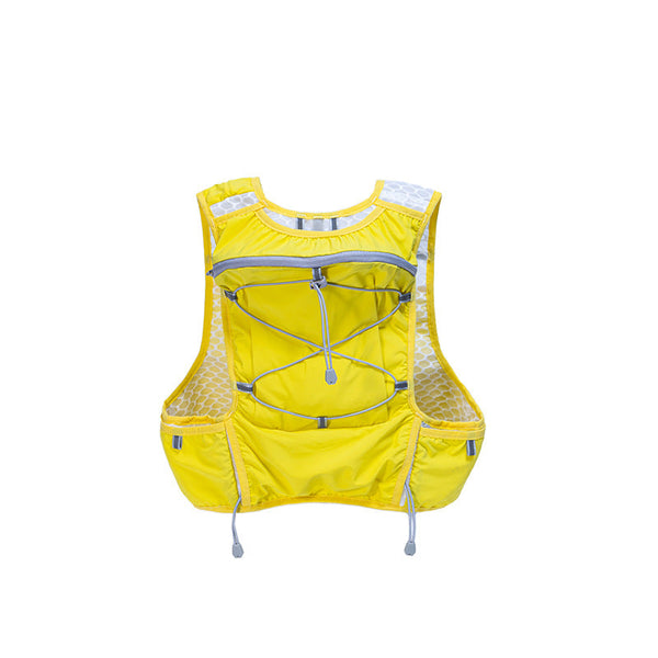 Yellow Hydration Backpack For Trail Running Marathon And Cycling Hydration Packs