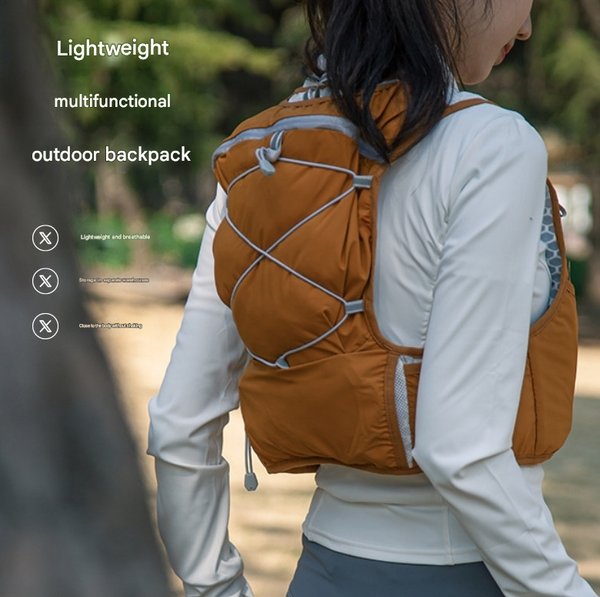 Black Hydration Backpack For Trail Running Marathon And Cycling Hydration Packs