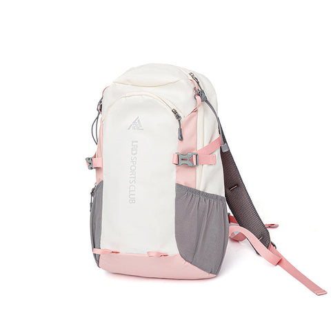 20L Lightweight Hiking Backpack For Camping Travel Commuting Pink White Daypacks