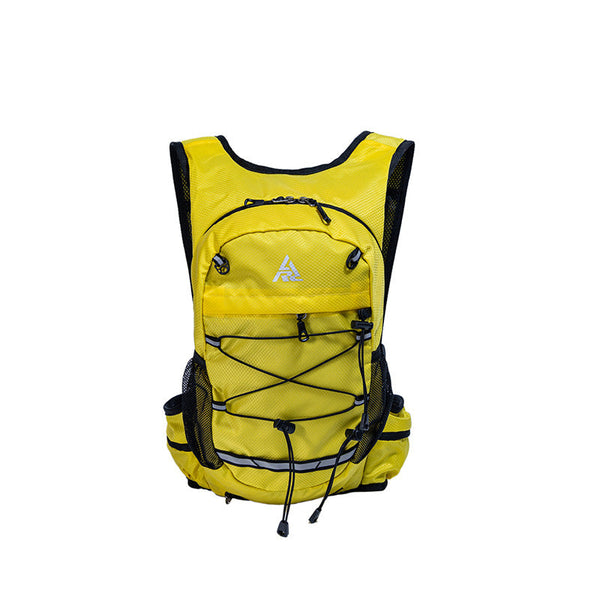Yellow Lightweight Hydration Backpack For Trail Running Cycling Marathons Daypacks