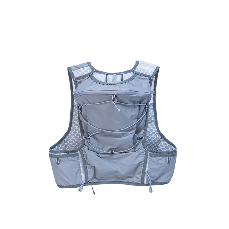 Grey Hydration Backpack For Trail Running Marathon And Cycling Picnic Baskets & Backpacks