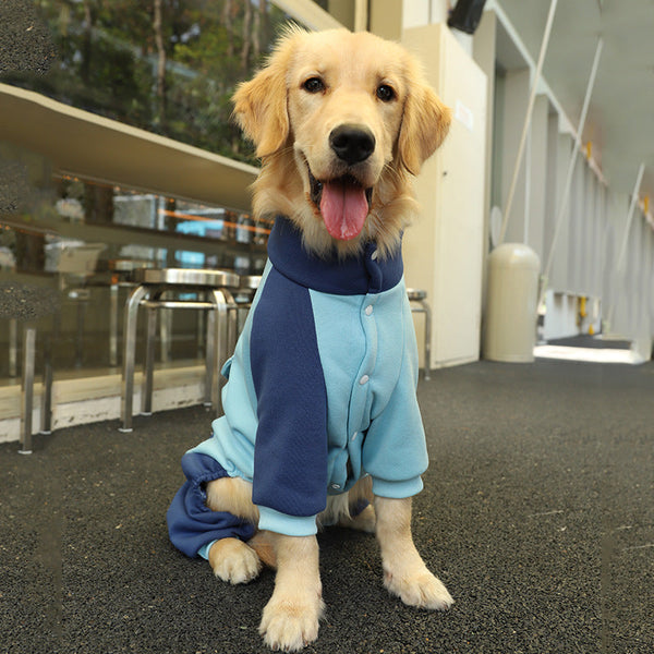 3Xl Recommended 20 30 Pounds Blue Autumn Winter Dog Hoodie For Medium To Large Breeds Golden Retriever & Labrador Dog Clothing & Shoes