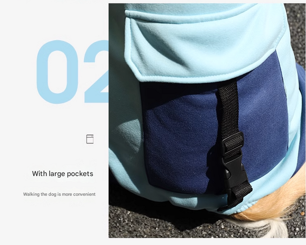 6Xl Recommended 50 60 Pounds Blue Autumn Winter Dog Hoodie For Medium To Large Breeds Golden Retriever & Labrador Dog Clothing & Shoes