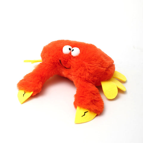 Crab Electric Flapping Plush Cat Toy With Sound Realistic Self Play Pet Cat Toys