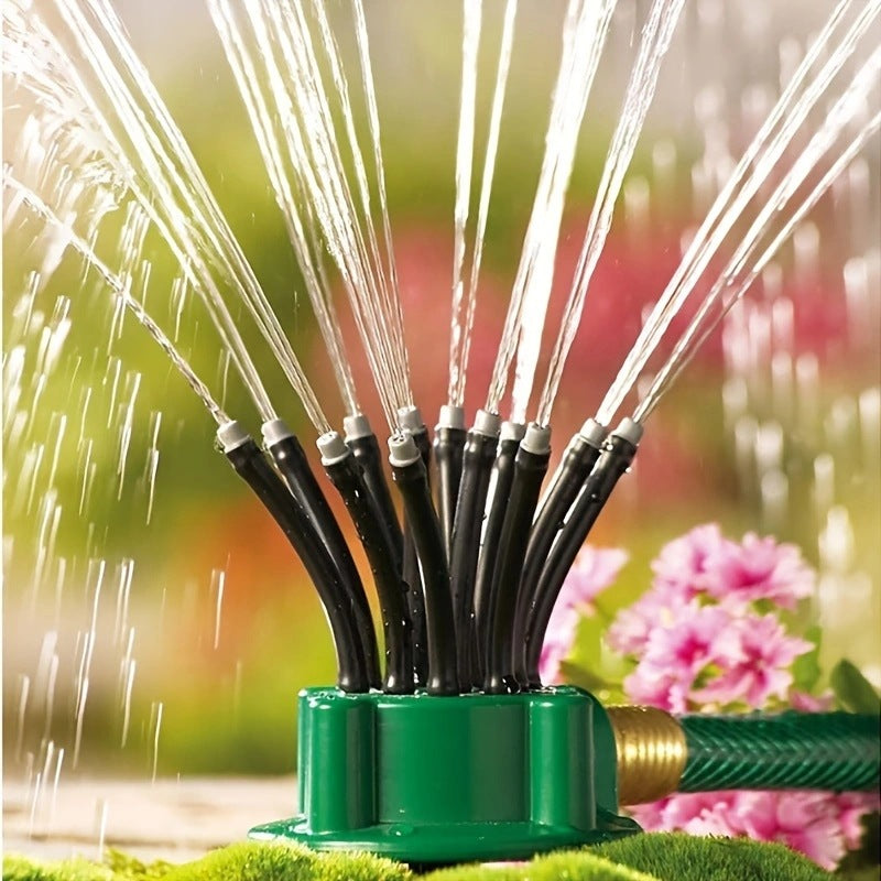 3 Piece 360 Degree Multi Head Garden Sprinkler Set Efficient Watering Solution Lawn Sprinklers & Sprinkler Heads