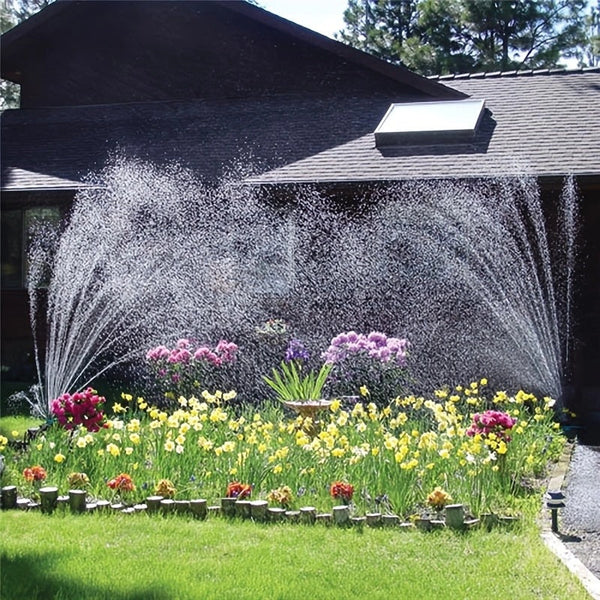 3 Piece 360 Degree Multi Head Garden Sprinkler Set Efficient Watering Solution Lawn Sprinklers & Sprinkler Heads