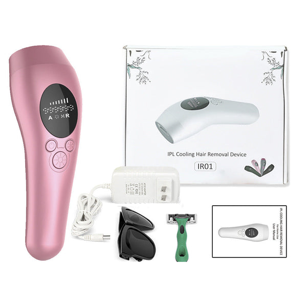 Pink Light Spot Beauty Hair Removal Device Smooth Skin Solution Laser Hair Removal & Ipl