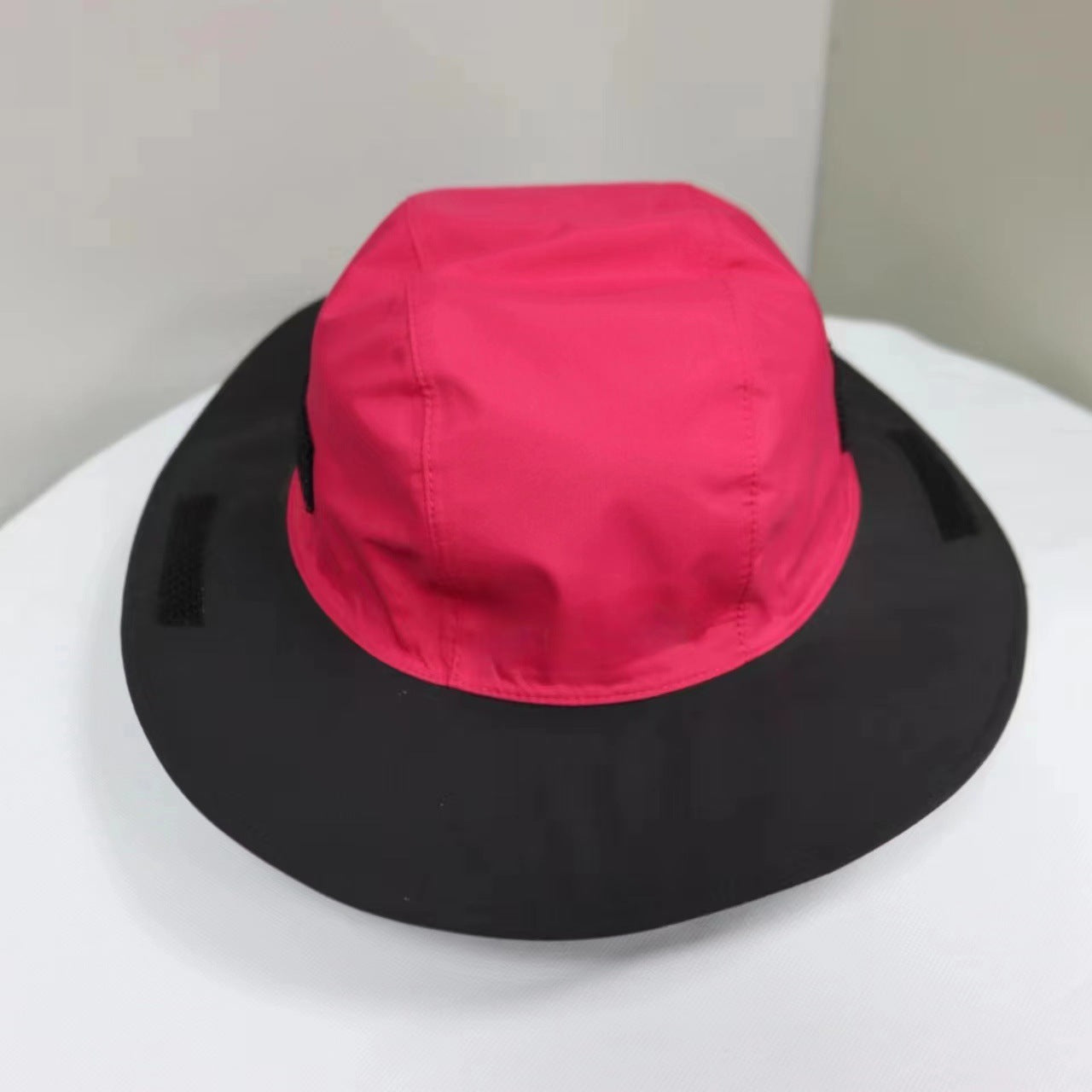 Rose Red Autumn Winter Waterproof Sun Hat With Fleece Lining And Wide Brim Hats