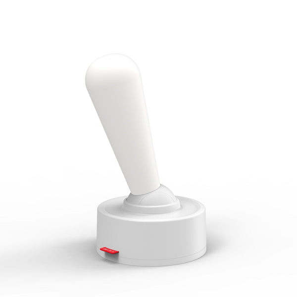 White Toggle Rechargeable Night Light Minimalist Bedside Ambiance Night Lights
