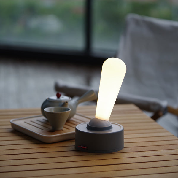 Grey Toggle Rechargeable Night Light Minimalist Bedside Ambiance Night Lights