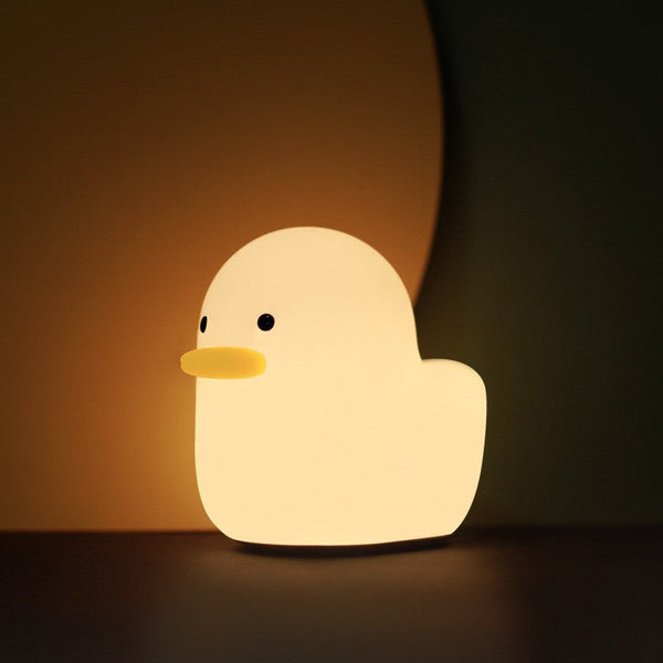 Ducky Silicone Tap Led Night Light Rechargeable Sleep Companion Night Lights