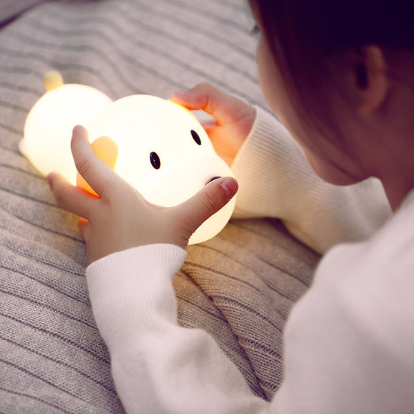 Dopey Dog Children's Silicone Night Light With Tap Control Night Lights