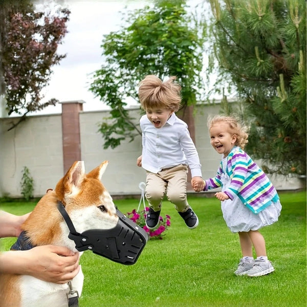 M Leather Dog Muzzle For Large Breeds Anti Bite And Bark Muzzles