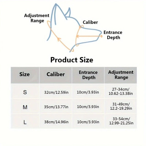 L Leather Dog Muzzle For Large Breeds Anti Bite And Bark Muzzles