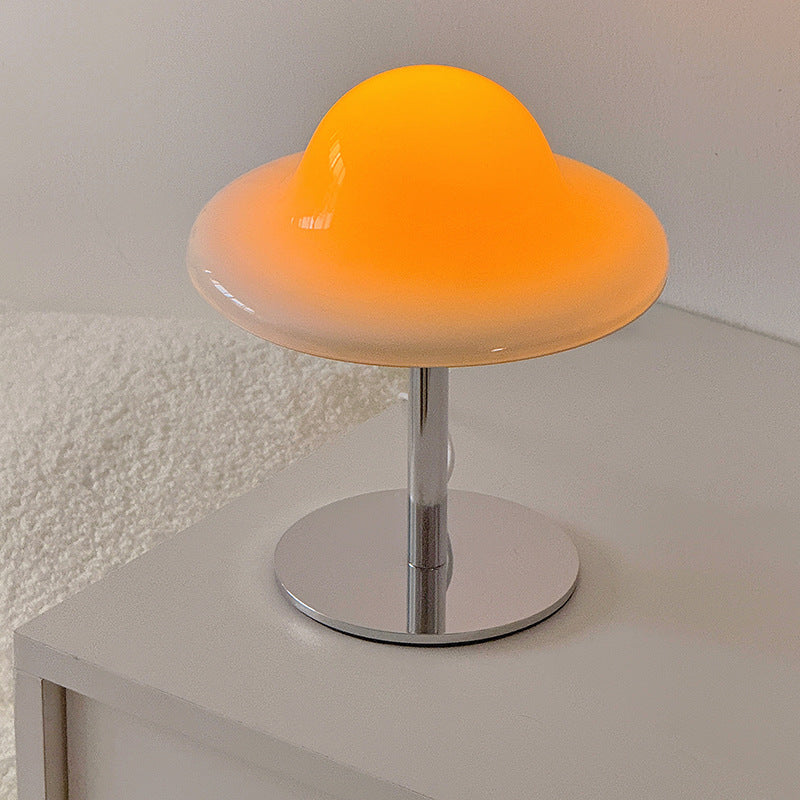 25Cm Heart Egg Tart Table Lamp With Adjustable Color And Brightness Lamps